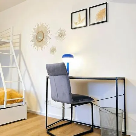 Апартаменты Urban Jungle Riesiger Balkon Parken Arbeitsplatz Оффенбах