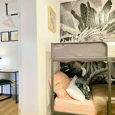 Апартаменты Urban Jungle Riesiger Balkon Parken Arbeitsplatz Оффенбах