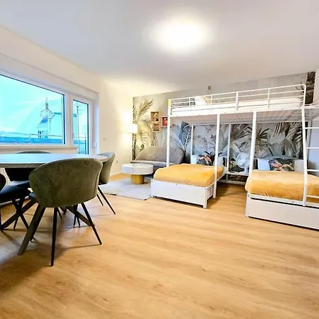 公寓 Urban Jungle Riesiger Balkon Parken Arbeitsplatz 奥芬巴赫