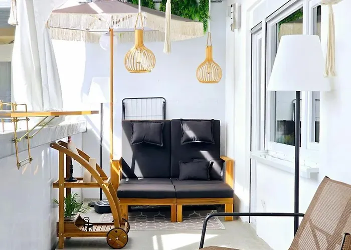 Urban Jungle Riesiger Balkon Parken Arbeitsplatz 公寓 奥芬巴赫